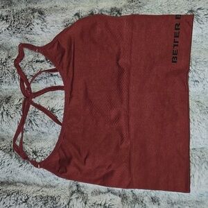 Better Bodies Astoria seamless bra Sangria Red Sz S